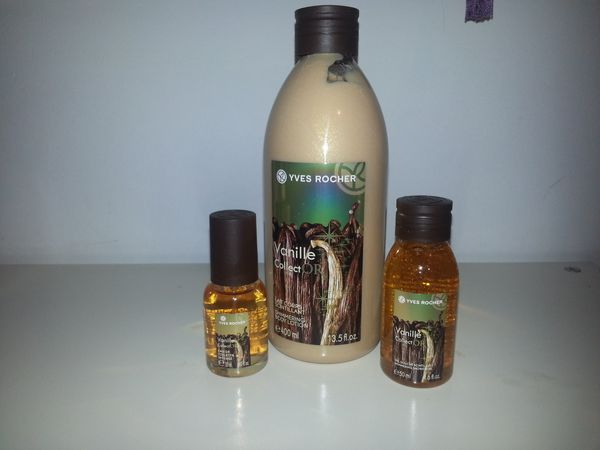 Petite commande Yves Rocher ( édition limitée vanille d'or...)