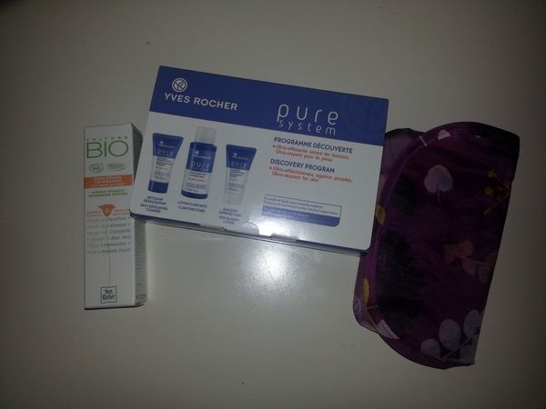 Petite commande Yves Rocher ( édition limitée vanille d'or...)