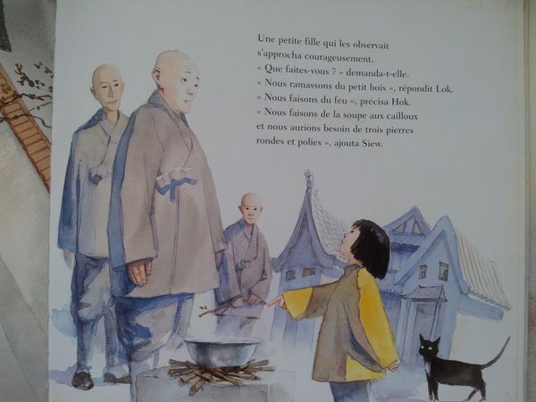 La soupe aux cailloux. Jon J Muth (dès 4 ans)