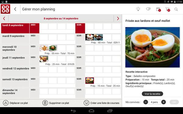 QOOQ, la tablette tactile culinaire.
