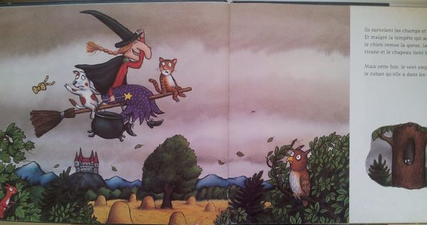 Et hop ! dans les nuages…/ La sorcière dans les airs. Julia DONALDSON et Axel SCHEFFLER. (Dès 3 ans)