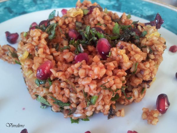 Kisir (taboulé turc) à la grenade (entrée ou plat)