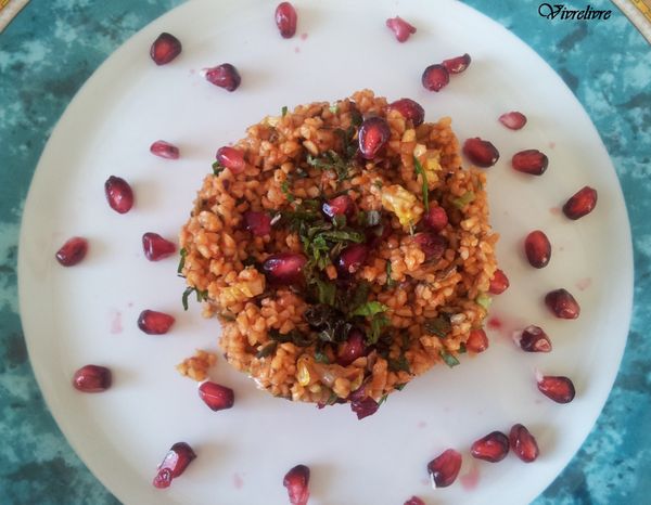 Kisir (taboulé turc) à la grenade (entrée ou plat)