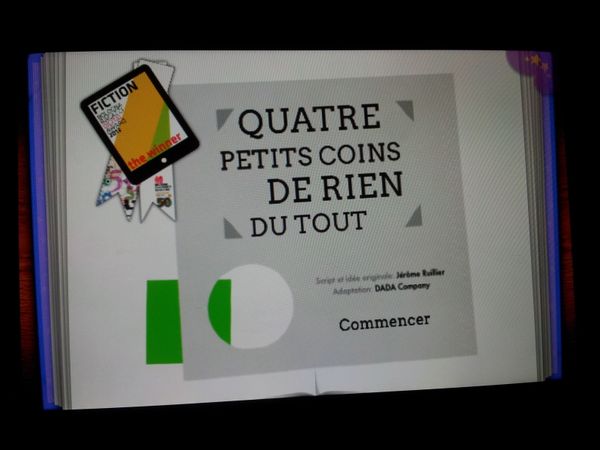 Quatre petits coins de rien du tout. Jérôme RUILLIER. + BookApp (Dès 2 ans)