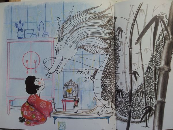 La fille du calligraphe. Texte et illustrations de Cat Zaza. (Dès 5 ans)