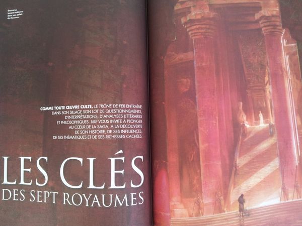 Le Trône de Fer. Magazine Lire Hors Série numéro 20.