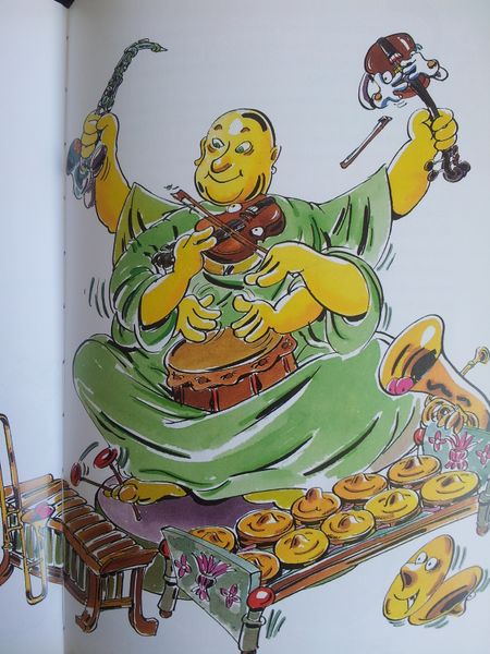 Piccolo Saxo et Compagnie. Raconté par François PERIER et illustré par PEF. Livre-cd dès 5 ans.