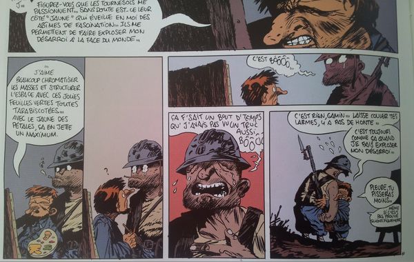 La ligne de Front. Une aventure rocambolesque de Vincent van Gogh. Manu LARCENET. (BD)