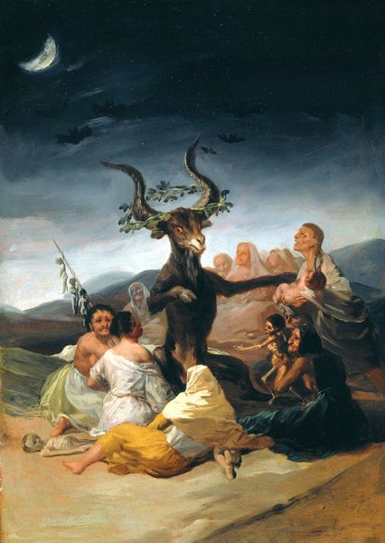 Le Sabbat des sorcières ou El Aquellare ( Francisco Goya, 1797-1798)
