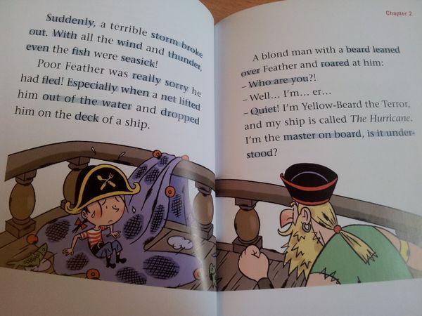 Three stories in english to listen and read, from 3 years.