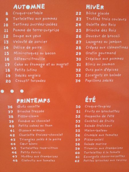 52 recettes de saison pour les enfants Petit atelier de création culinaire. Brigitte CARRERE (Dès 5 ans)