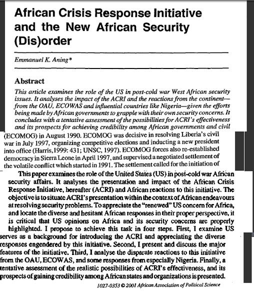 Boko Haram: A CIA Covert Operation; America’s Destabilization Plots Against Nigeria–GreenWhite Coalition (Newsrescue)