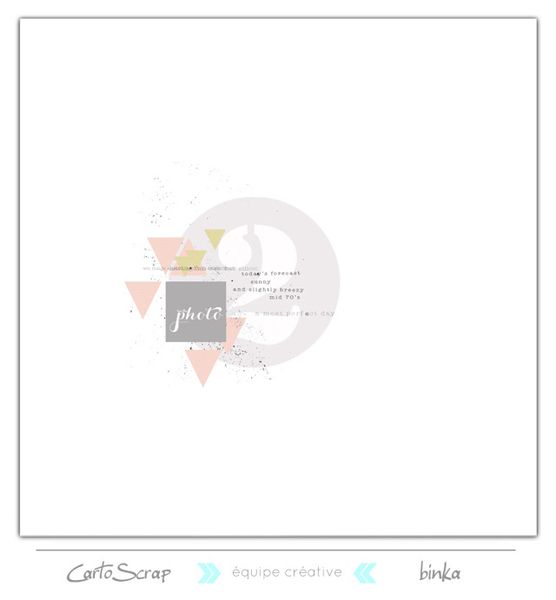 Challenge de Janvier pour Cartoscrap: Sketch de Binka