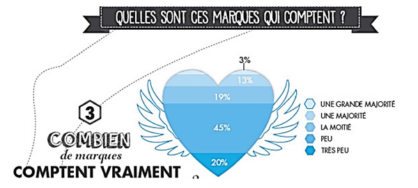 Infographie : QU'EST CE QU'UNE MARQUE QUI COMPTE ?