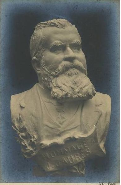 Buste de Jean Jaurès par Camille Ravot 1873-1945