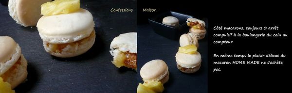 Macarons Ananas/Spéculoos