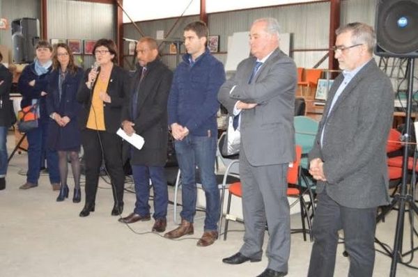 Inauguration de la recyclerie de mobilier professionnel : le Hangar PRO du Trocoeur, à Came