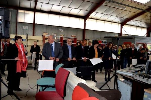 Inauguration de la recyclerie de mobilier professionnel : le Hangar PRO du Trocoeur, à Came