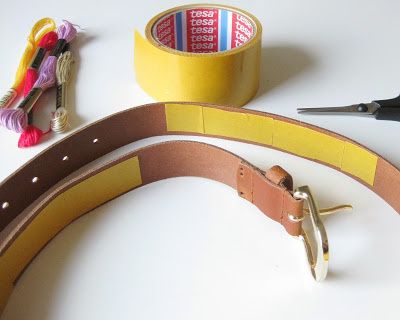 DIY: Customiser une ceinture en cuir un peu trop banal