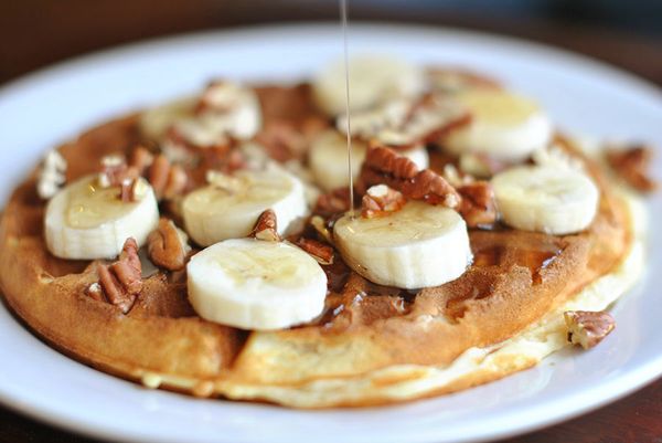 Gauffres au petit déjeuner