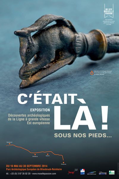 C’était là ! Sous nos pieds….. Sous la future LGV est-européenne…