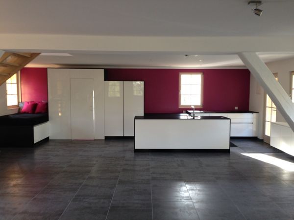 Rénovation d'une forge de 1825 en 2 appartements minimalistes