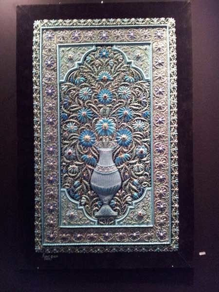 panneau broderie Shams