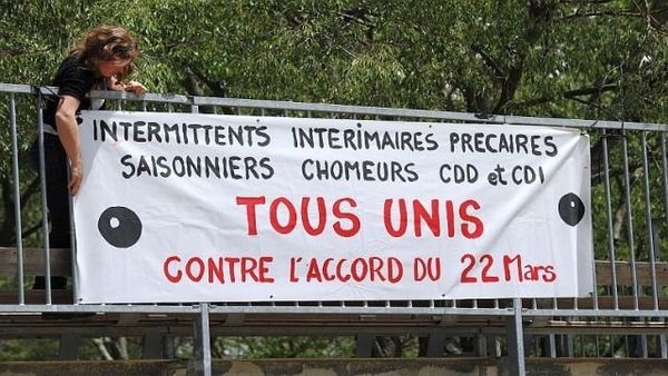 Le PRCF soutient les intermittents en lutte