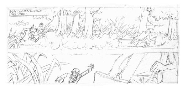 Ma vie d'auteur de BD: la réalisation des crayonnés