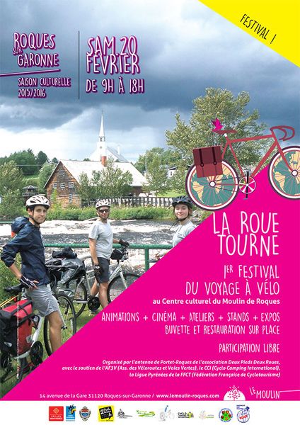 La Roue Tourne... premier festival du voyage à vélo au Moulin de Roques