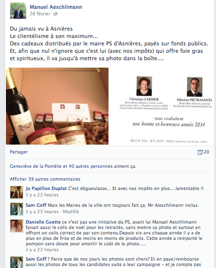 Quand la secrétaire d'Aeschlimann gaffe et dément une intox de son patron