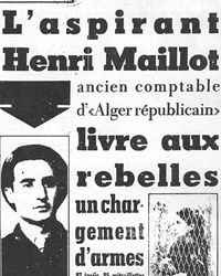 Condamné par la France, honoré par l'Algérie : MAILLOT