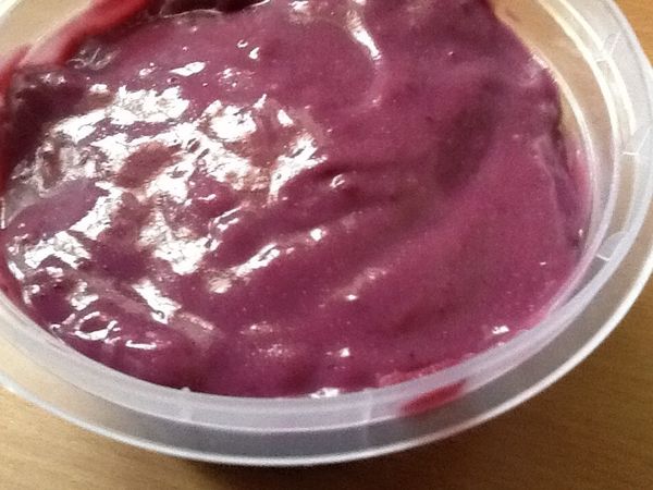 Ganache chocolat blanc / fruits rouges