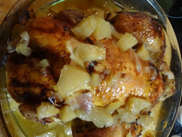 POULET AUX POMMES