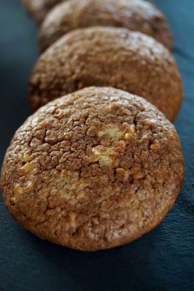 COOKIES AU PRALIN ET AU CHOCOLAT