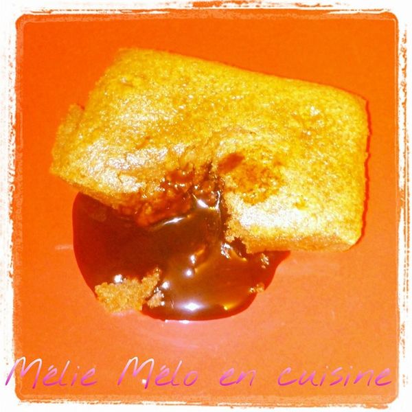 fondant au choco caramel sans beurre