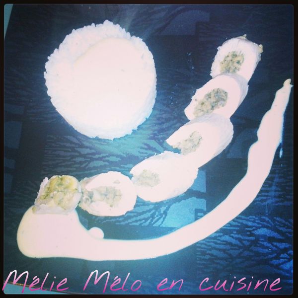 Roulé de poulet à la moutarde et champignon