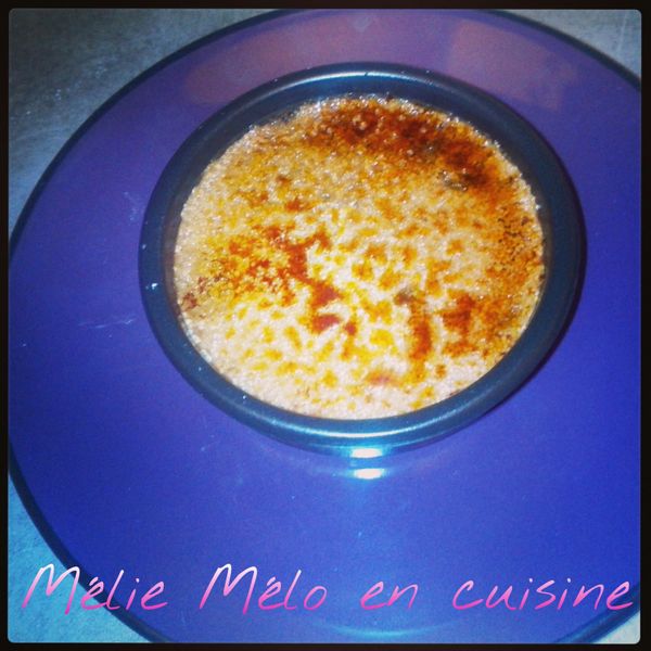 crème brûlée au chocolat