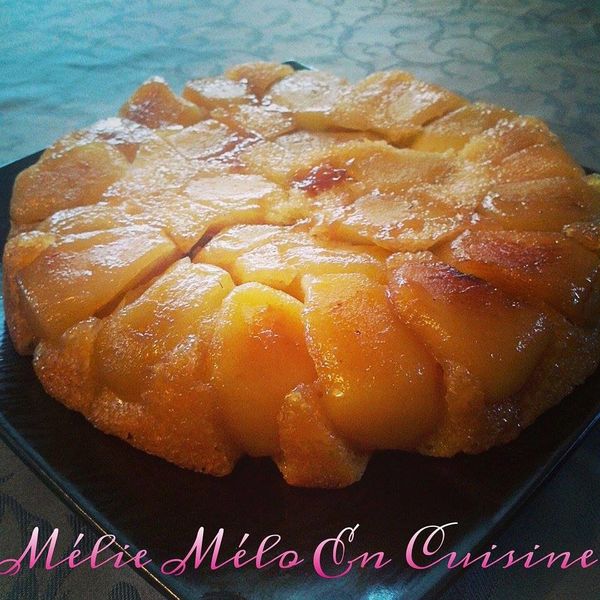 Moelleux aux pommes façon tatin
