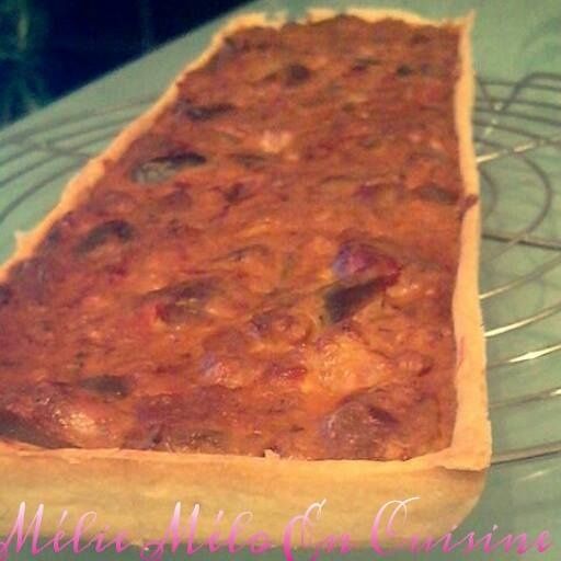 Tarte à la ratatouille et thon