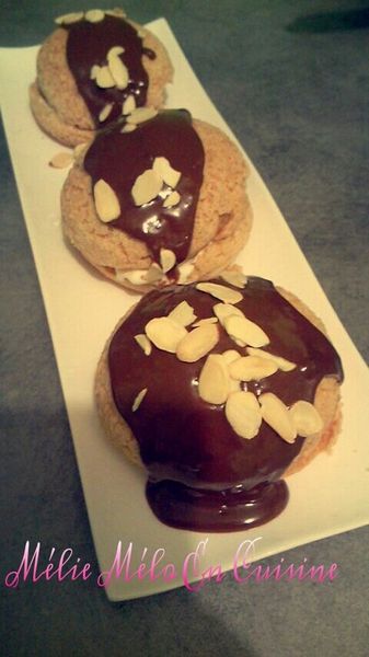 profiteroles au chocolat