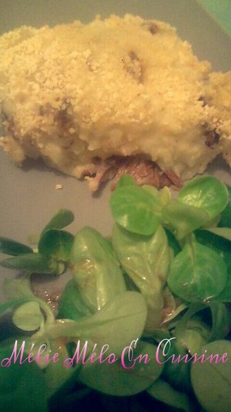 Parmentier de canard et cèpes