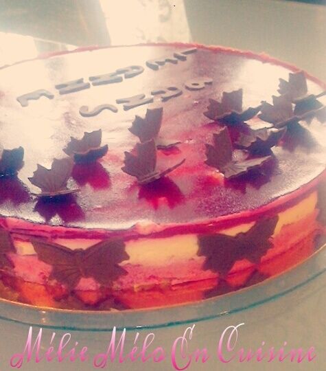 entremet framboise citron