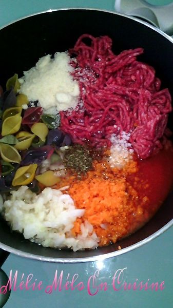One pot pasta façon bolognaise ( avec ou sans thermomix )
