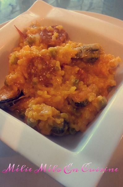 risotto façon paella ( avec ou sans thermomix )