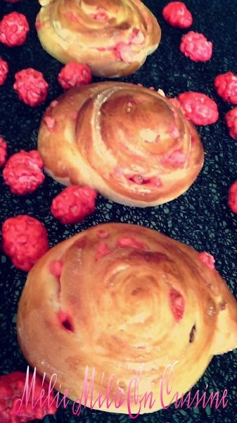 Escargot brioché aux pralines roses ( avec ou sans thermomix )