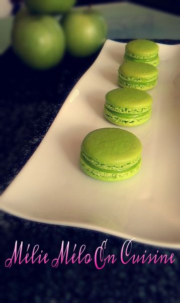 Macarons aux pommes