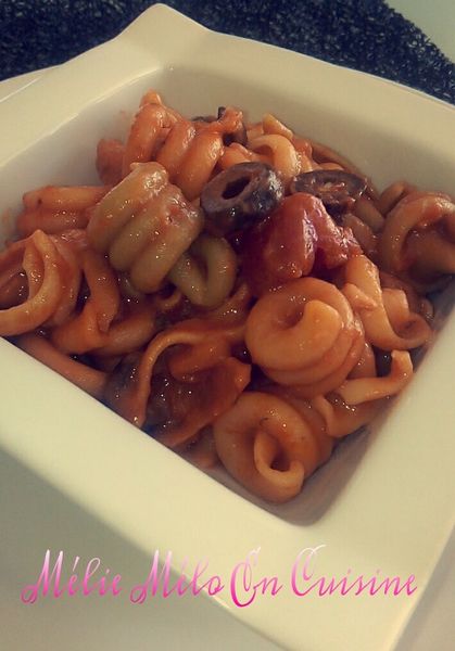 one pot pasta à la méditerranéenne ( avec ou sans thermomix )