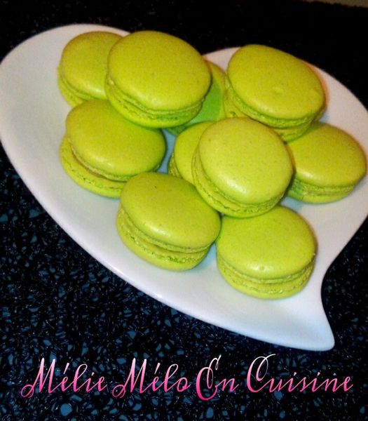 macaron à la pistache ( avec ou sans thermomix )