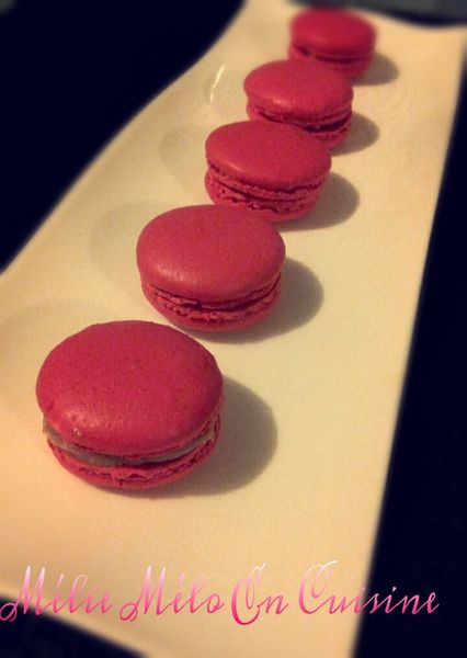 Macaron à la framboise ( avec ou sans thermomix )